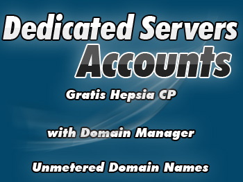 Bargain dedicated servers accounts